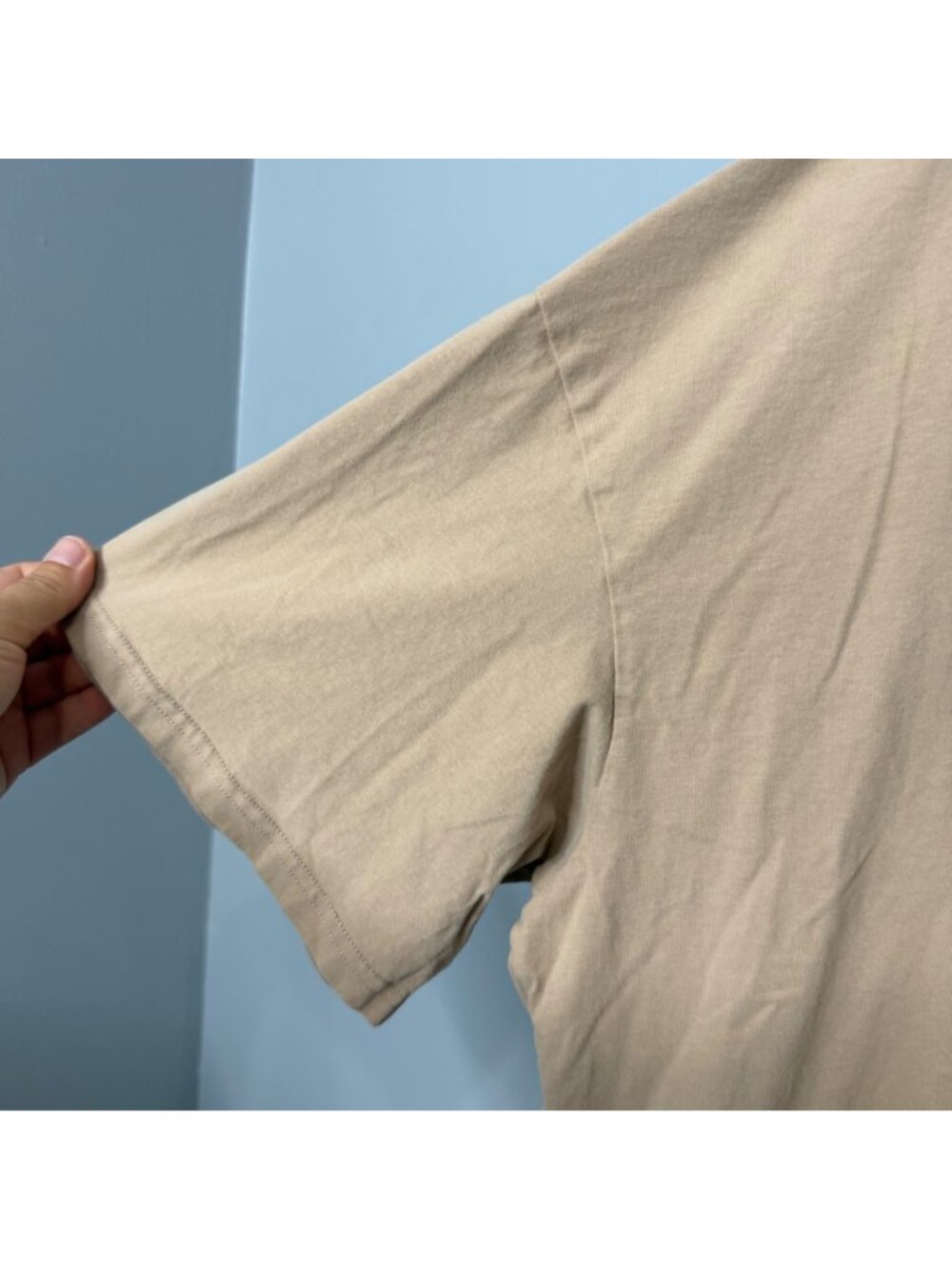COMFRT oversized essential tee in dune size 2XL - Picture 3 of 8